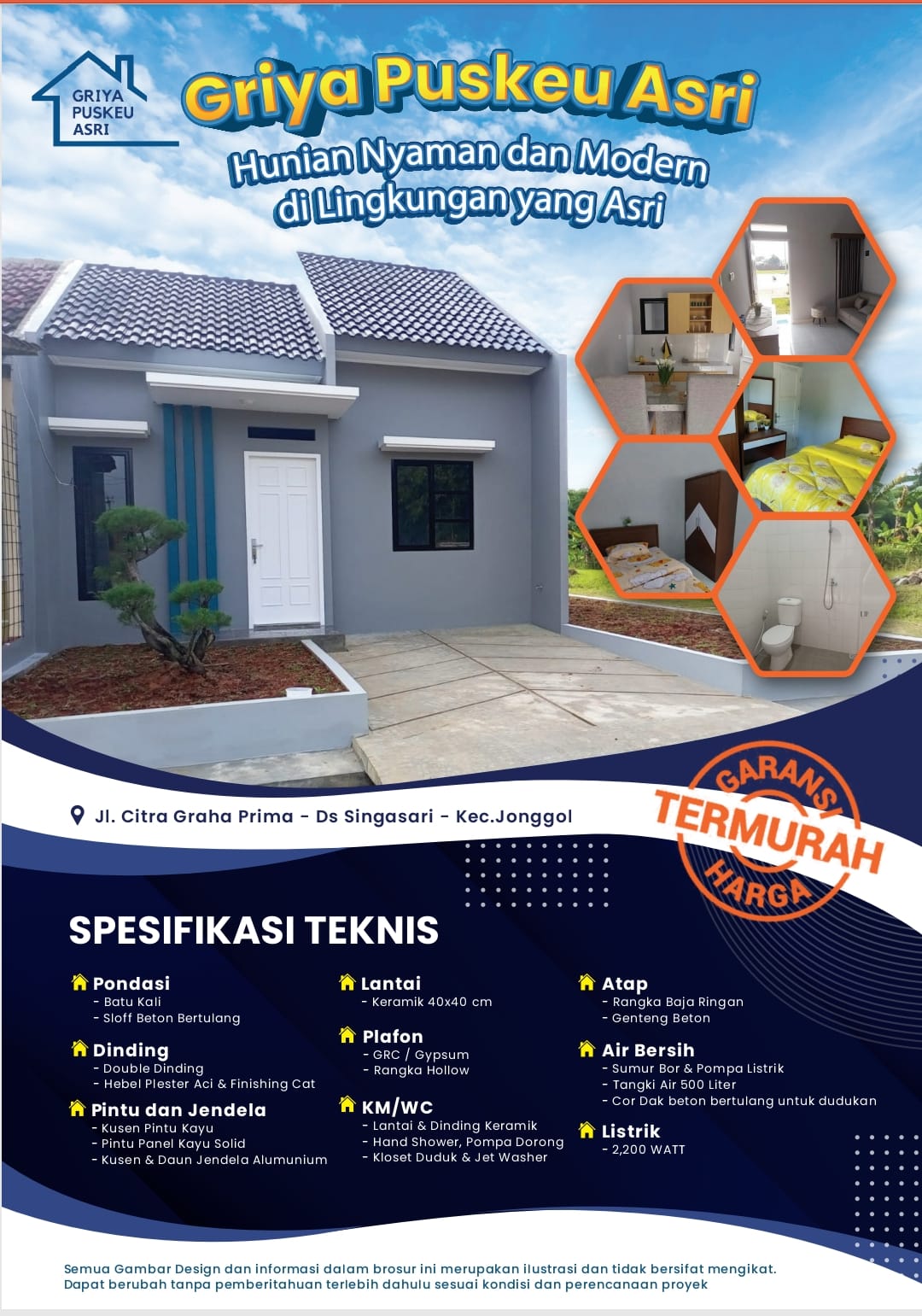 Rumah minimalis harga ekonomis